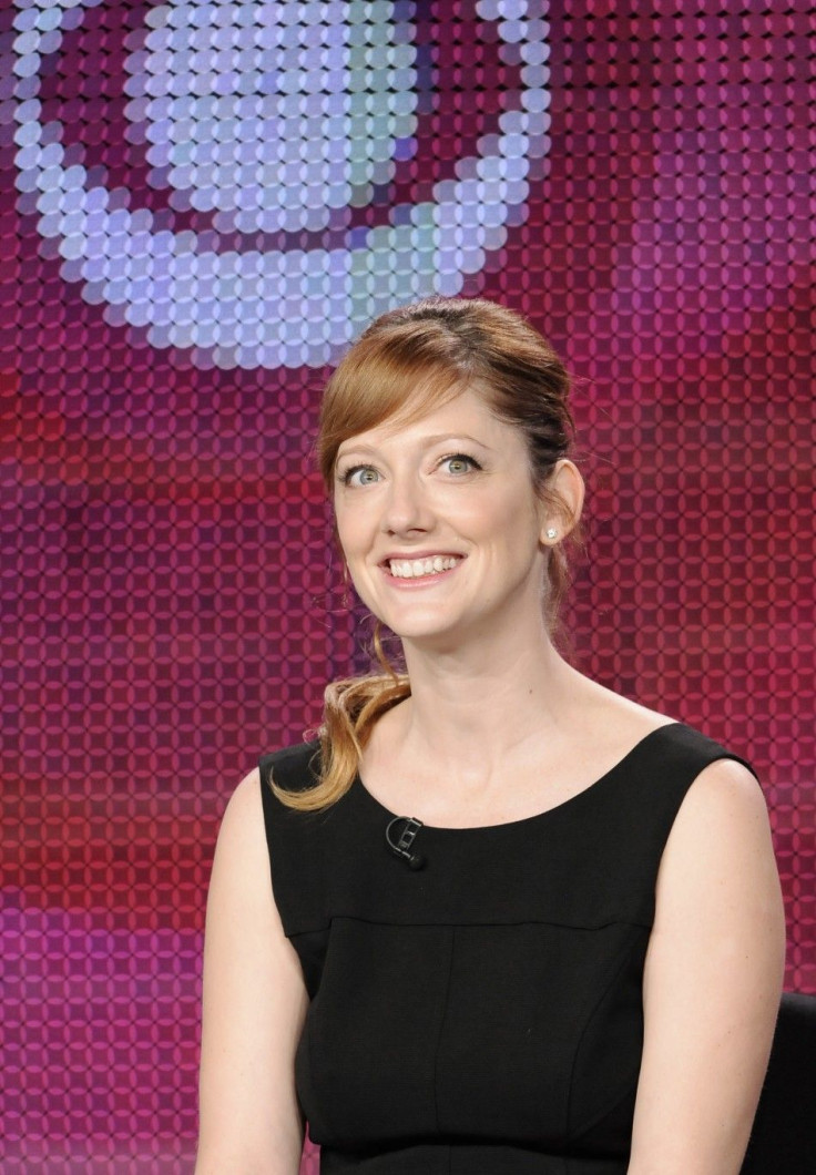 Actress Judy Greer takes part in a panel discussion for the show &quot;Mad Love&quot; at the CBS and Showtime portion of the 2011 Winter Press Tour for the Television Critics Association in Pasadena, California