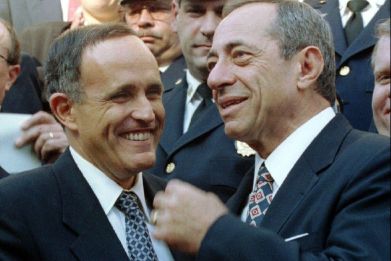 Rudolph Giuliani and Mario Cuomo