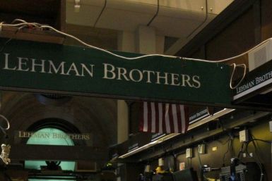 File photo of Lehman Brothers booth on the trading floor of the New York Stock Exchange