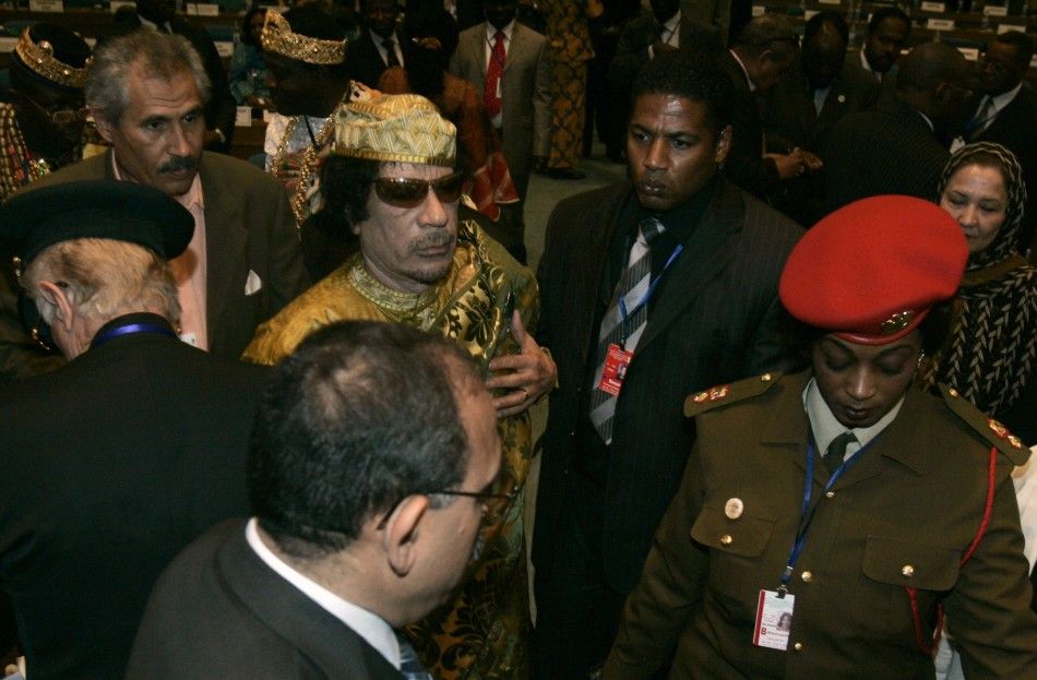 Gaddafi and Lady Gaga