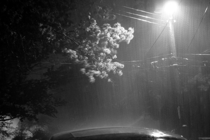 Storm in Newark, Del. during height of Hurricane Irene