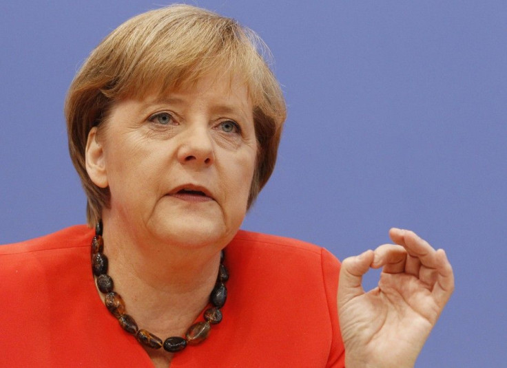 German Chancellor Angela Merkel