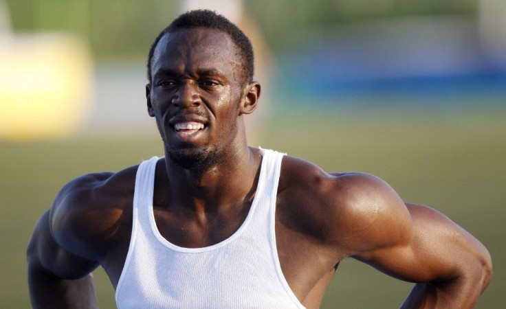 Bolt of Jamaica walks during training session near the Athlete&#039;s village at the IAAF World Championships in Daegu