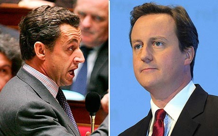 Nicolas Sarkozy and David Cameron