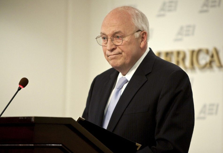 Former US Vice President Cheney speaks about national security at the American Enterprise Institute in Washington