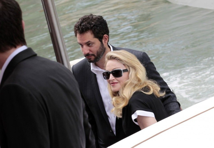 U.S. pop star Madonna, director of movie "W.E", arrives at the Film Cinema's Place in Venice during the 68th Venice Film Festival