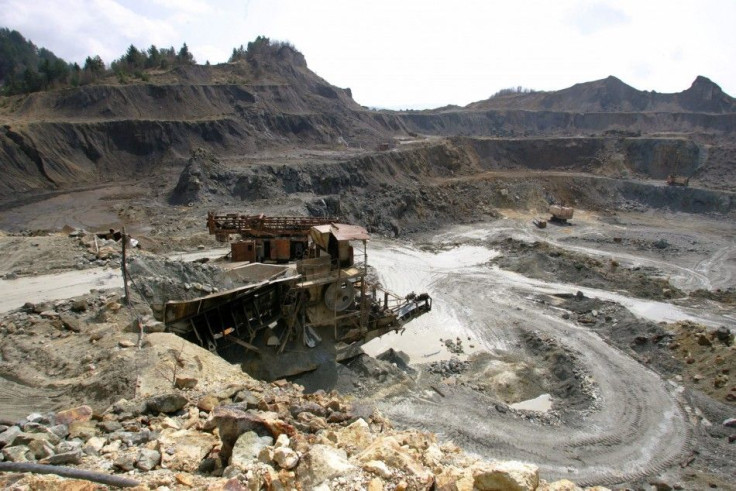 Santa Rosia mine&#039;s open pit