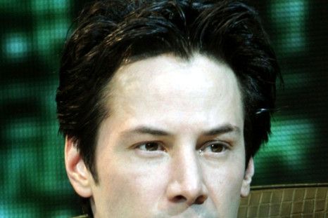Actor Keanu Reeves attends a news conference promoting the movie &quot;The Matrix Revolutions&quot; in Tokyo