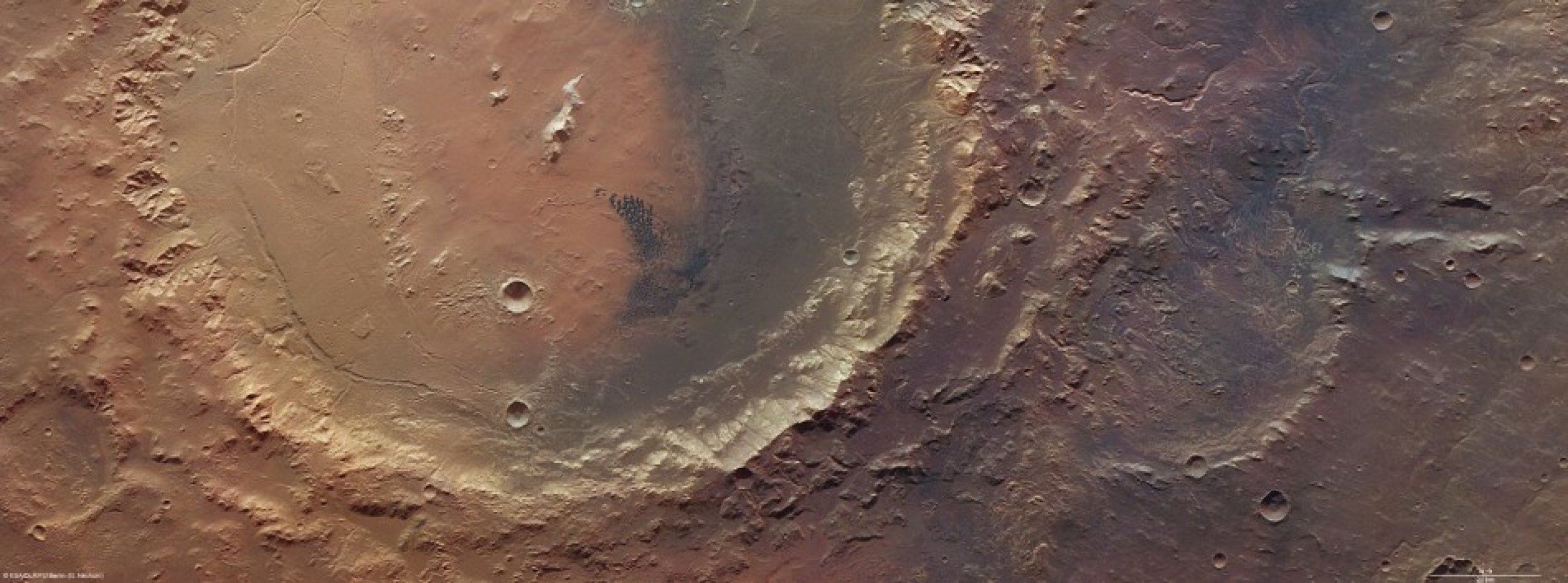 Holden and Eberswalde craters