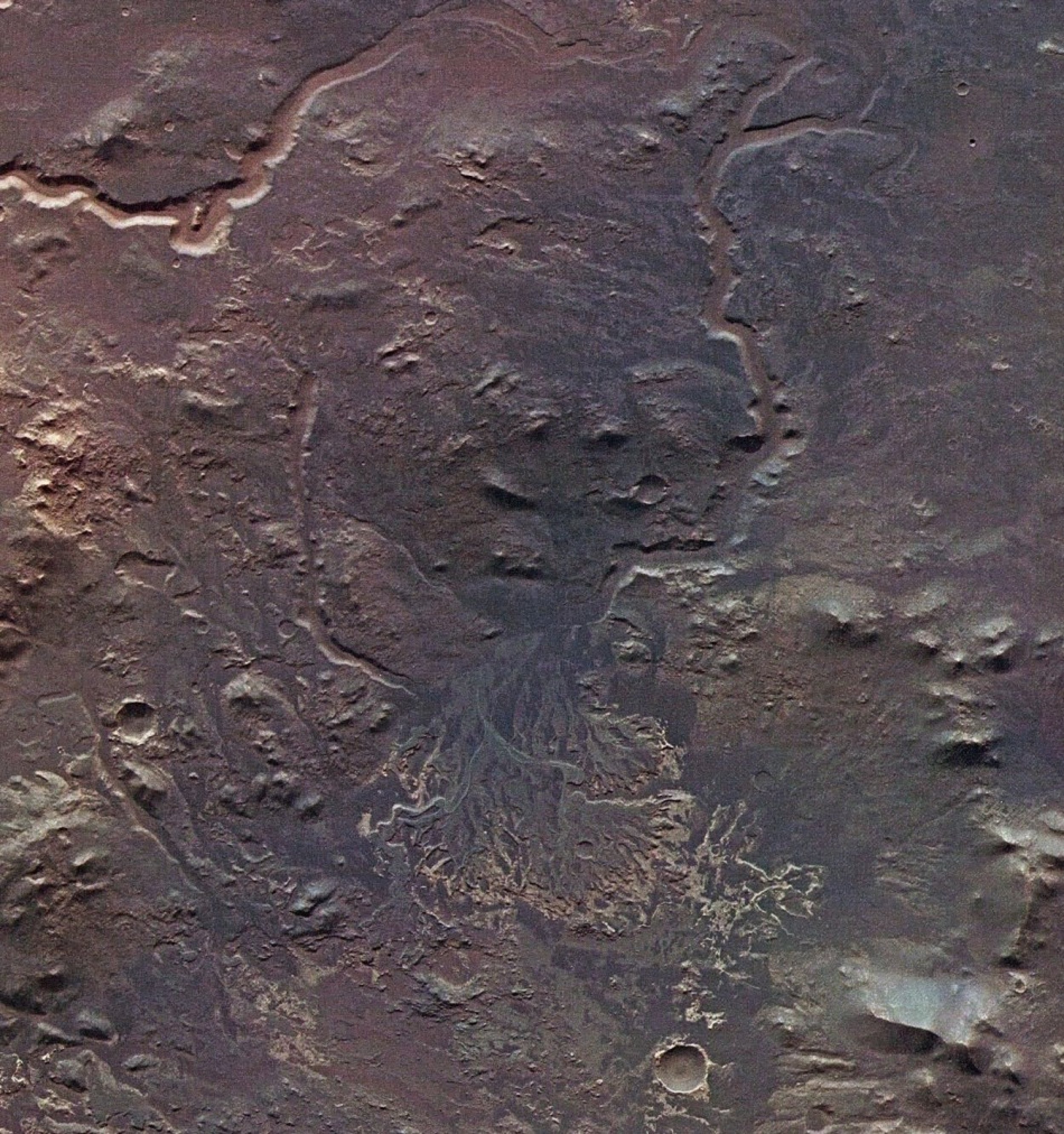 Delta in Eberswalde crater