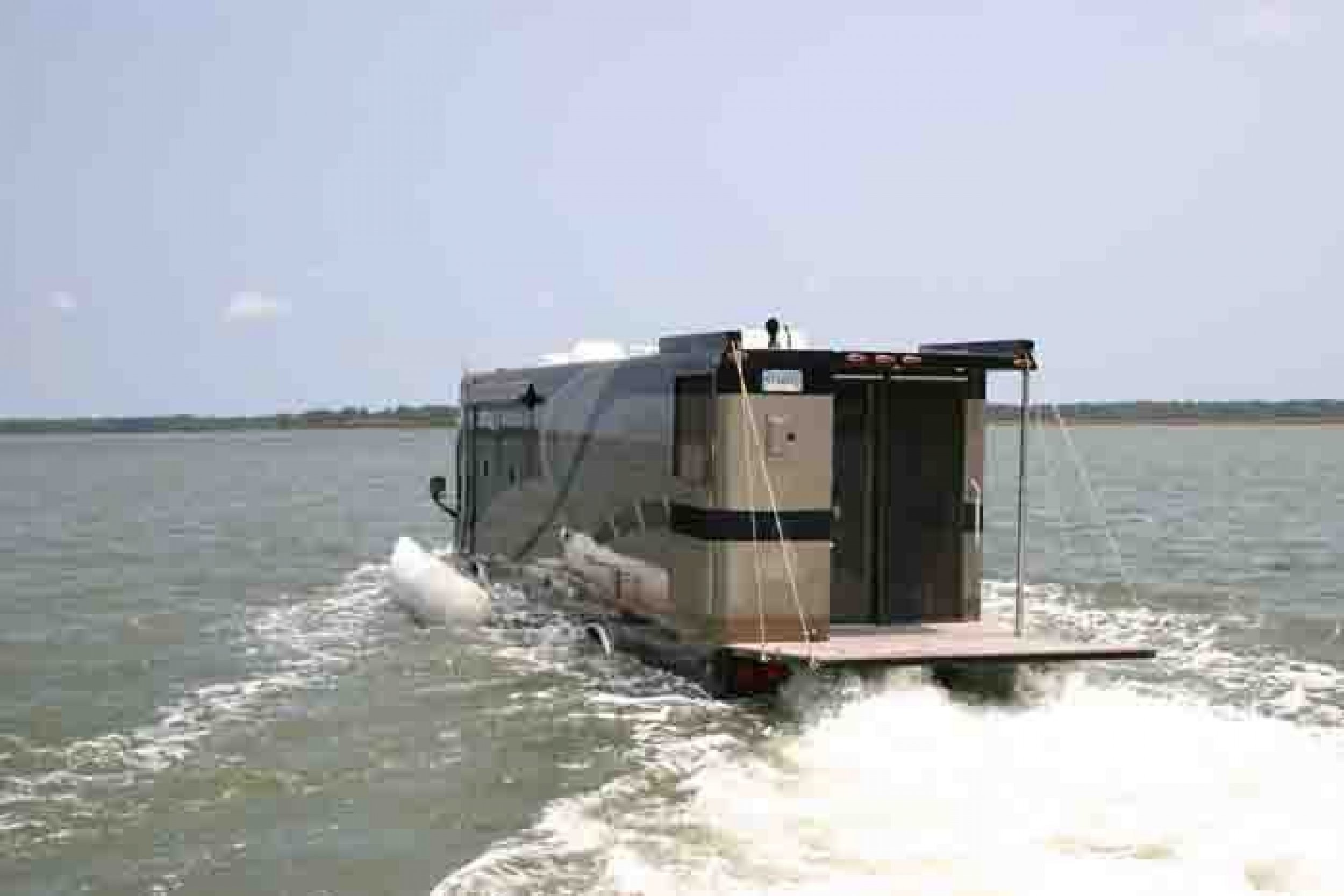 A Motor Coach or a Yacht Terra Winds Luxurious Amphibious Vehicle.