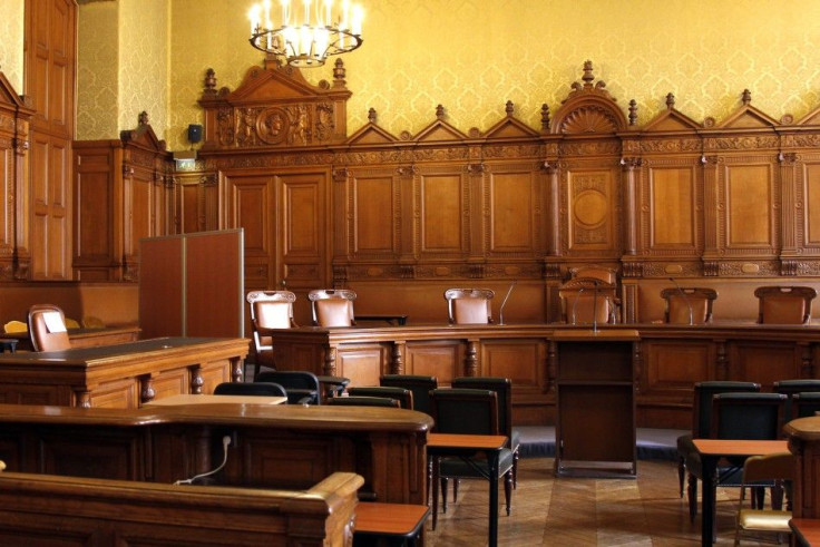 The courtroom which will be used for the trial of France&#039;s former President Jacques Chirac is seen in Paris