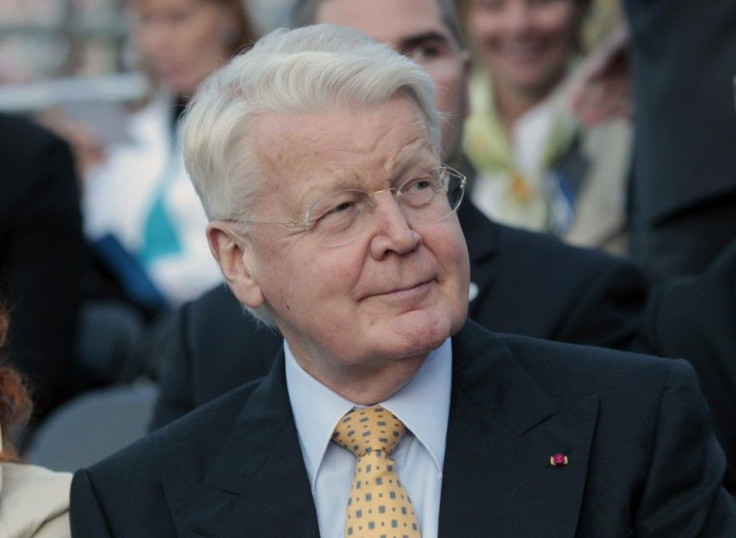 Iceland&#039;s President Olafur Ragnar Grimsson watches &quot;Song of Freedom&quot; concert in Tallinn
