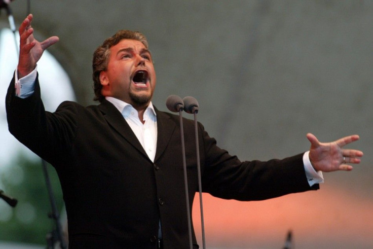 TENOR SALVATORE LICITRA SINGS IN CENTRAL PARK.