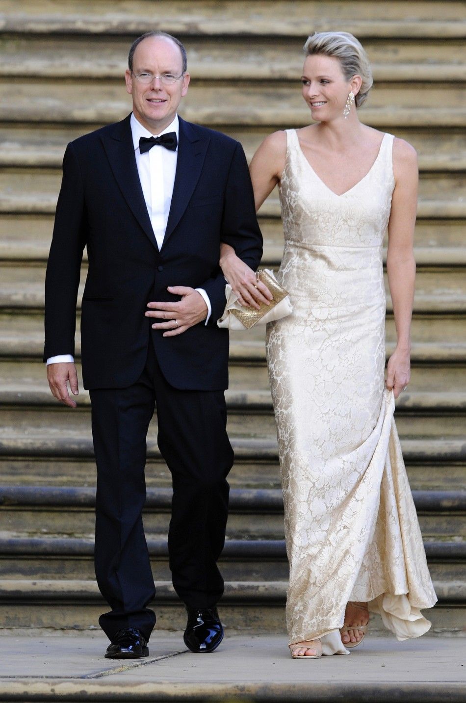 Prince Albert II and Princess Charlene of Monaco Enliven UK Charity Ball