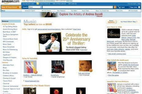Screengrab of www.amazon.com.