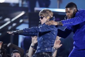 Usher and Justin Bieber