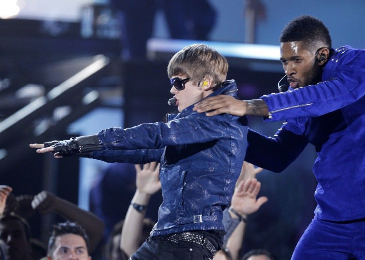 Usher and Justin Bieber