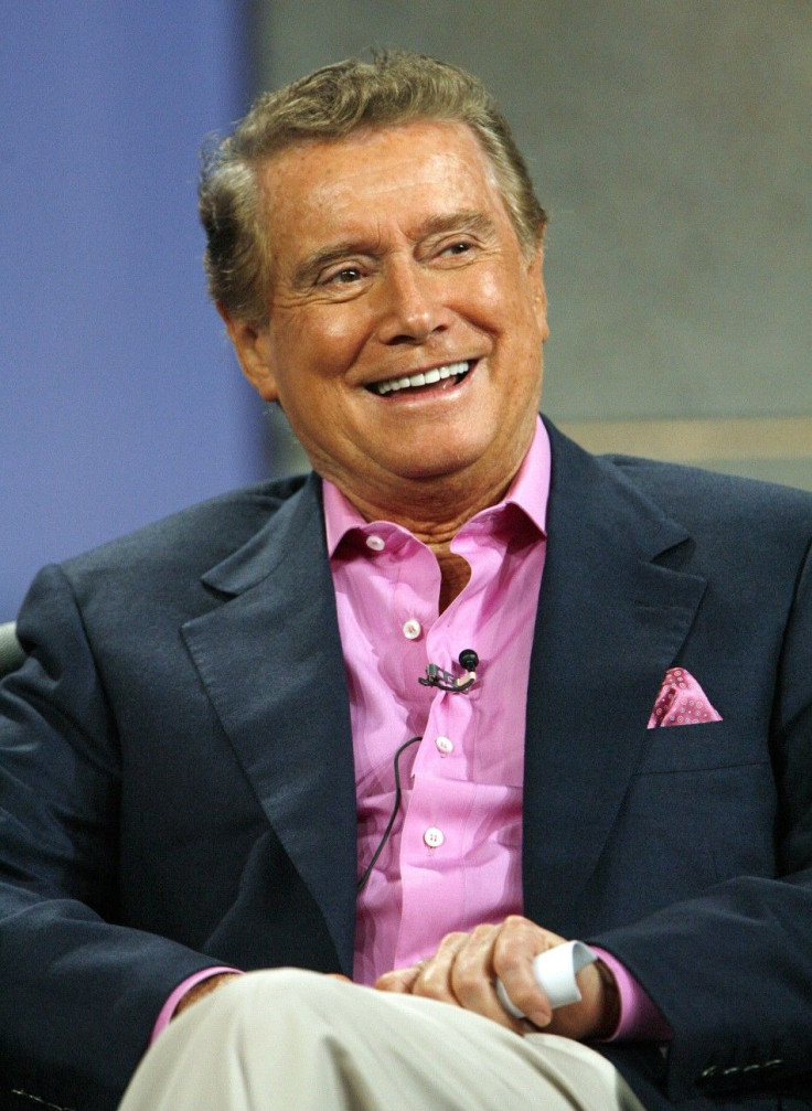 Host Philbin smiles at panel during Television Critics Association summer 2006 media tour in Pasadena