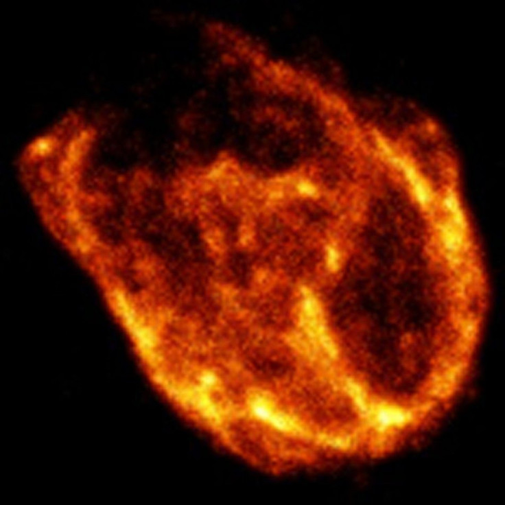 CHANDRA OBSERVATORY IMAGE OF SUPERNOVA REMNANT.