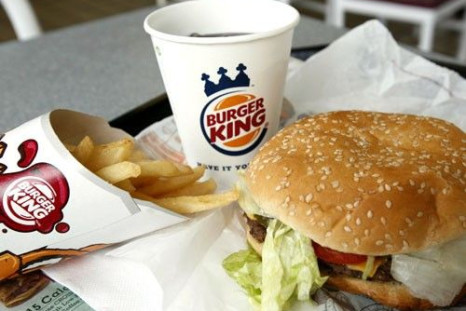 A meal at a Burger King restaurant in Virginia