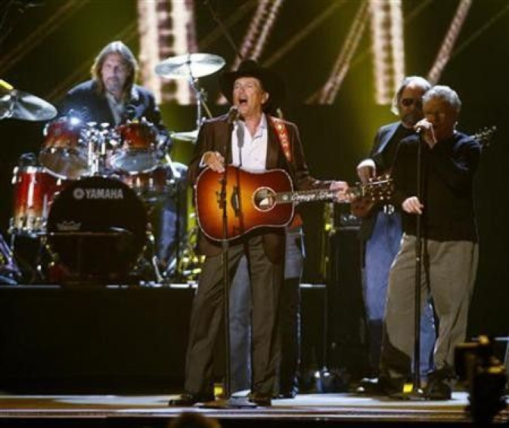 Singer George Strait performs &#039;&#039;Twang&#039;&#039; performs at the 43rd annual Country Music Association Awards in Nashville