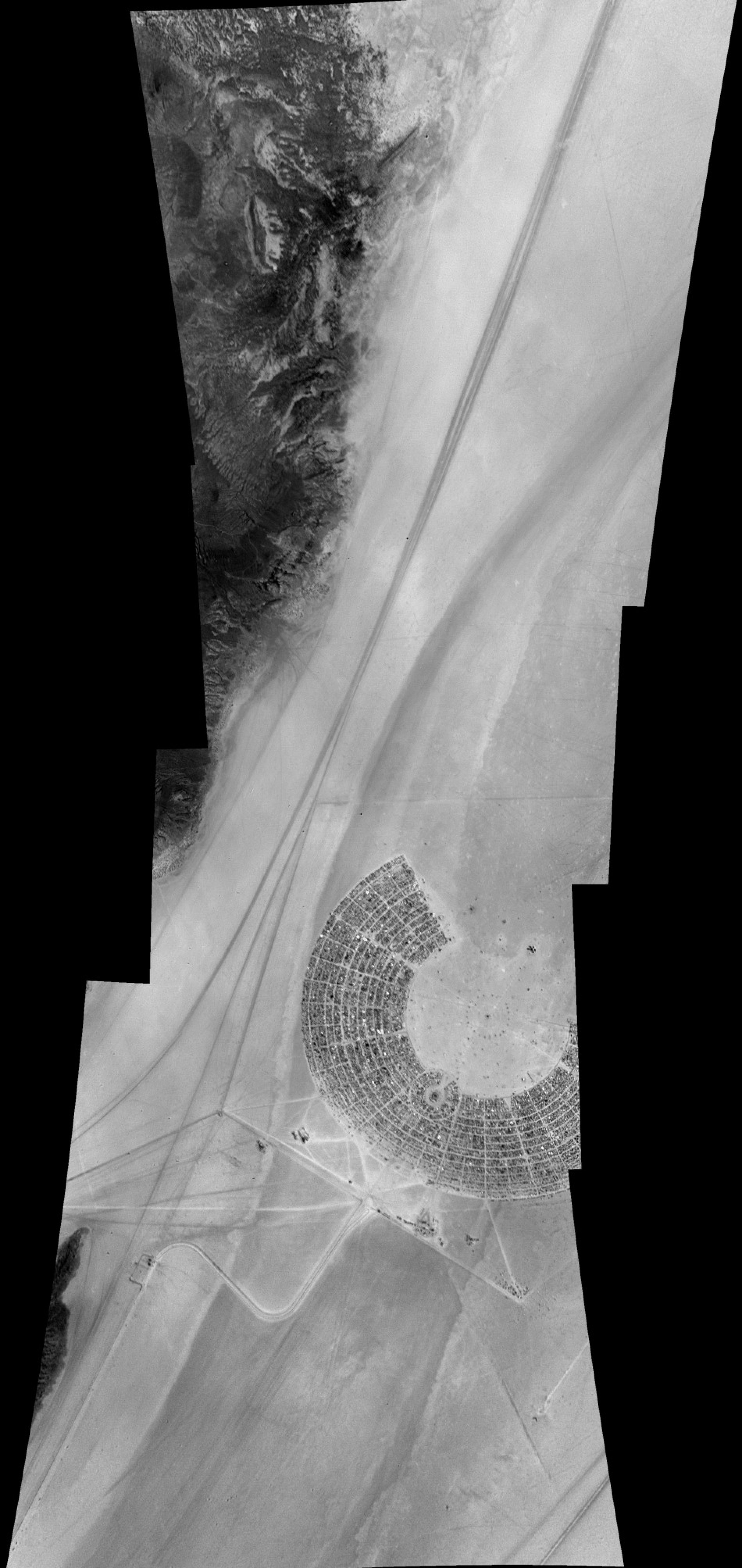 ESA Releases Satellite Image of 2011 Burning Man Festival