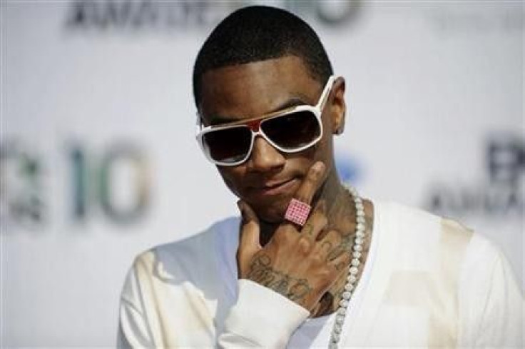 Rapper Soulja Boy arrives at the 2010 BET Awards in Los Angeles