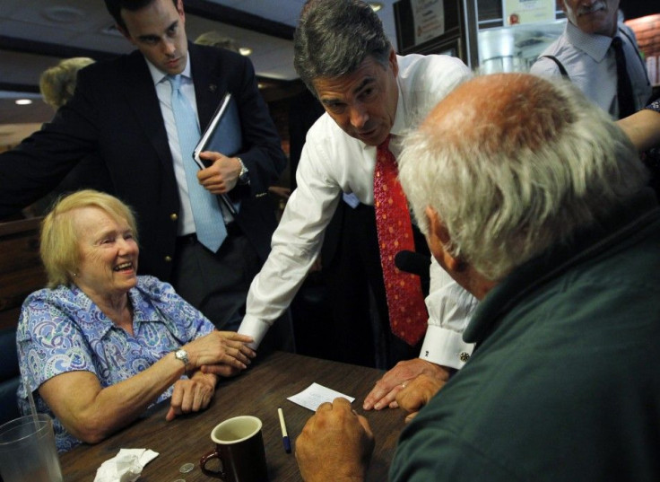 Rick Perry campaigning