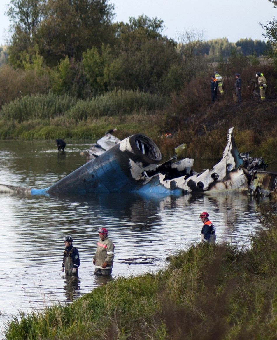 KHL Plane Crash