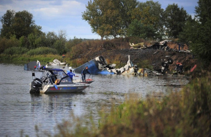 Russian hockey team plane crash