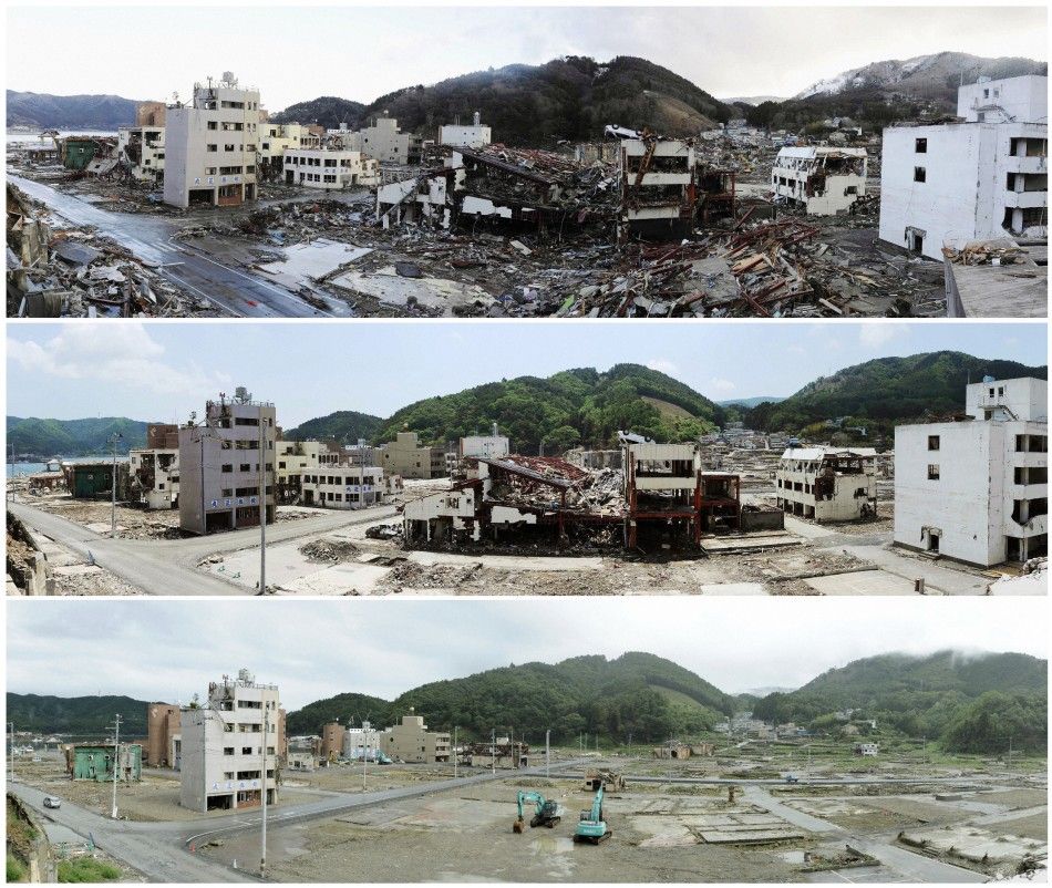 March 11 Tsunami Aftermath, Then and Now