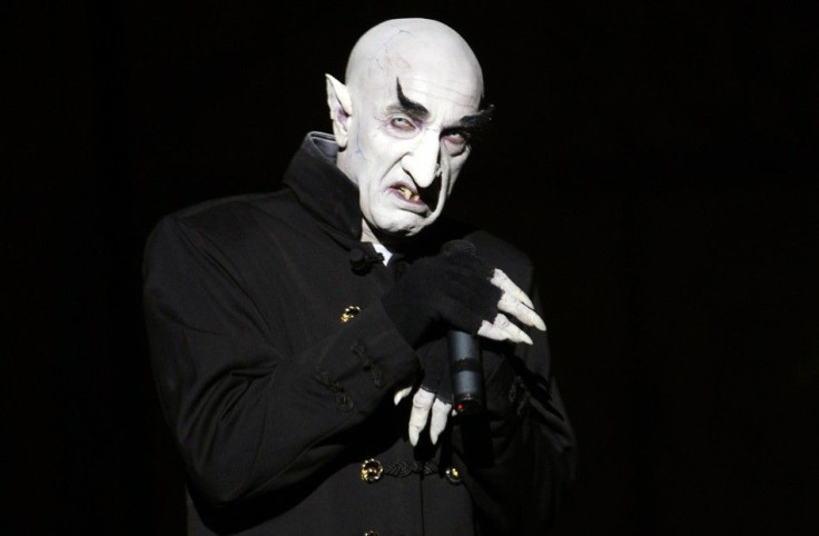 Actor Silva, dressed as Nosferatu the vampire, performs during the dress rehearsal of &quot;Psicosis&quot; by the &quot;Circo de la Horrores&quot; company, in Madrid
