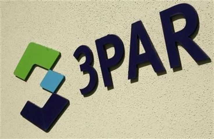 3Par logo shown at company headquarters in Fremont