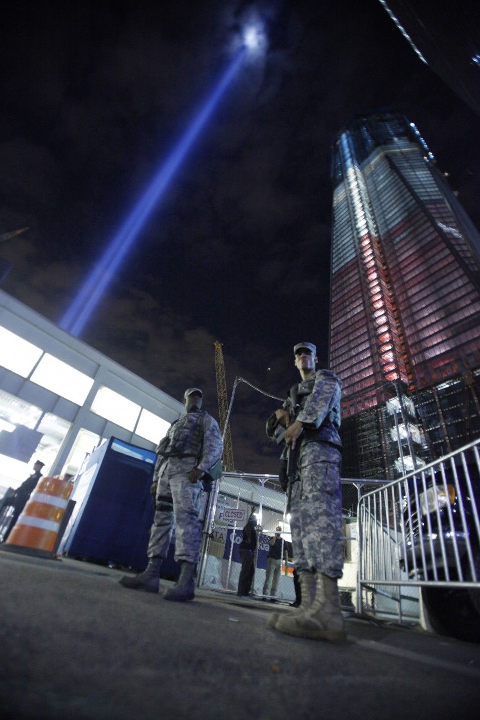 911 Memorial Tribute Lights