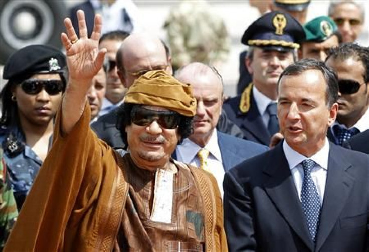 Moammar Gadhafi.