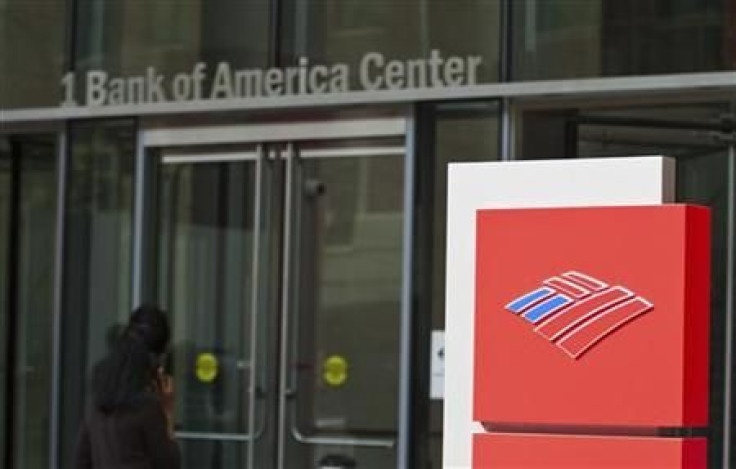 A Bank of America shareholder walks into the corporate headquarters prior to the start of the annual shareholders meeting in Charlotte