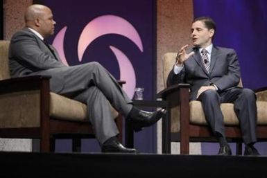 Federal Communication Commission Chairman Julius Genachowski speaks at the Cable Show in Chicago