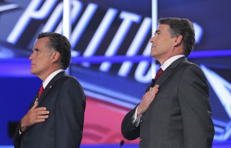 Face Off Candidates Make Rick Perry to be Defensive in Tea Party Debate