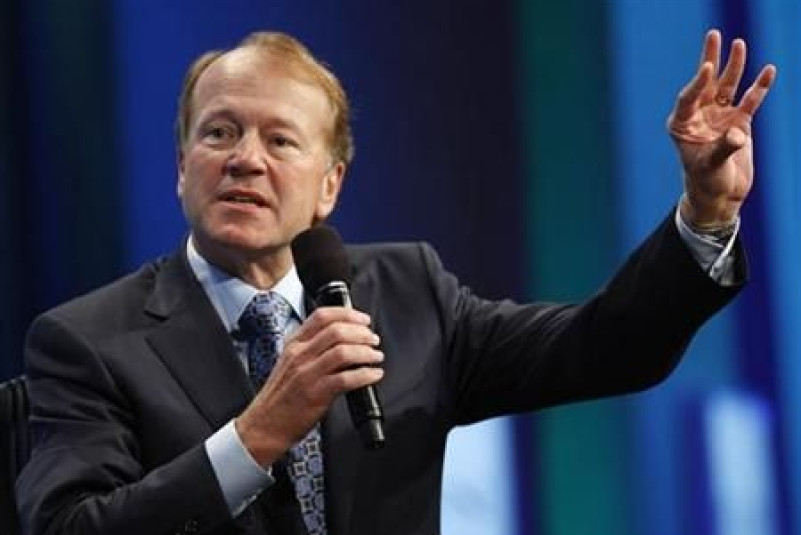 John Chambers, Chairman and Chief Executive Officer of Cisco, participates in a panel discussion titled "Enhancing Access to Modern Technology," at the Clinton Global Initiative, in New York