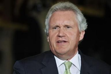 Immelt speaks at a news conference after a &quot;Jobs for America Summit&quot; at the U.S. Chamber of Commerce in Washington