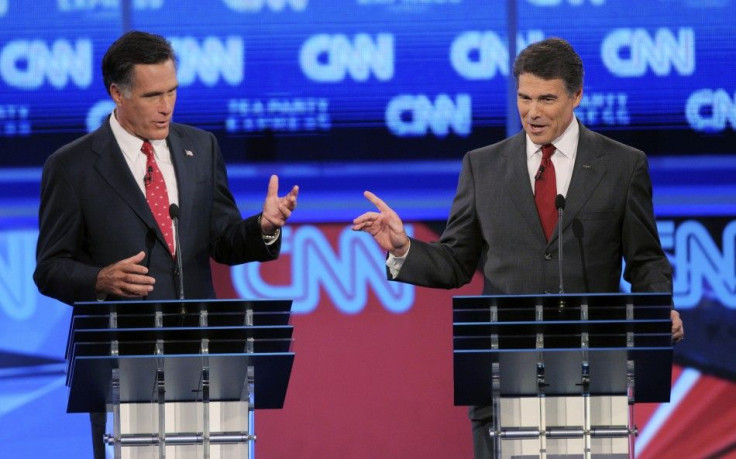 Romney and Perry debating