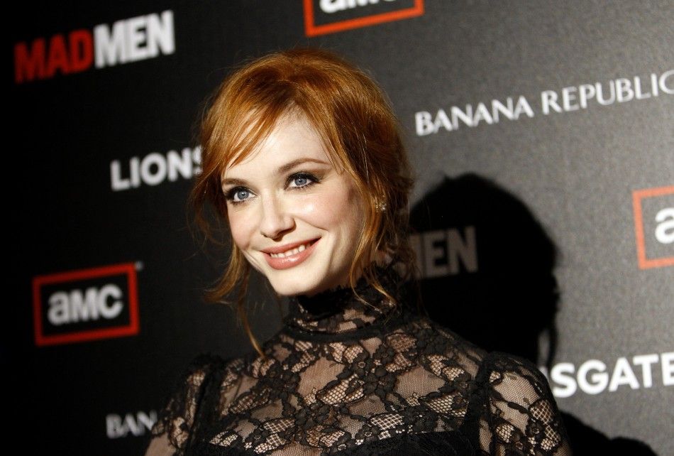 Christina Hendricks poses at the premiere for the fourth season of the television series quotMad Menquot at the Mann 6 theatre in Hollywood, California July 20, 2010