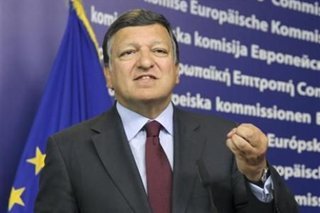 Poland&#039;s Prime Minister Tusk and European Commission President Barroso address a news conference Brussels