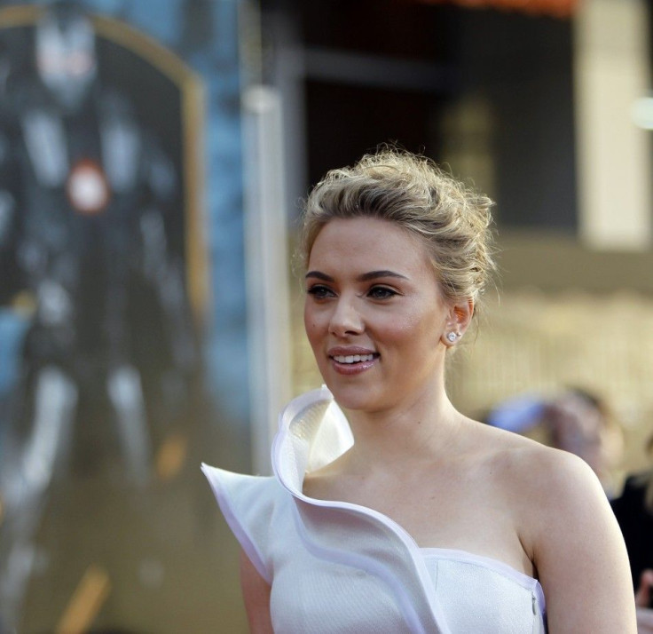 Johansson attends the premiere of the movie &quot;Iron Man 2&quot; at El Capitan theatre in Hollywood