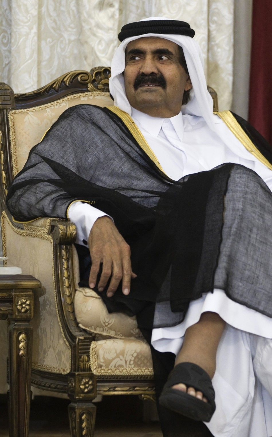 Emir of Qatar Sheikh Hamad bin Khalifa al-Thani