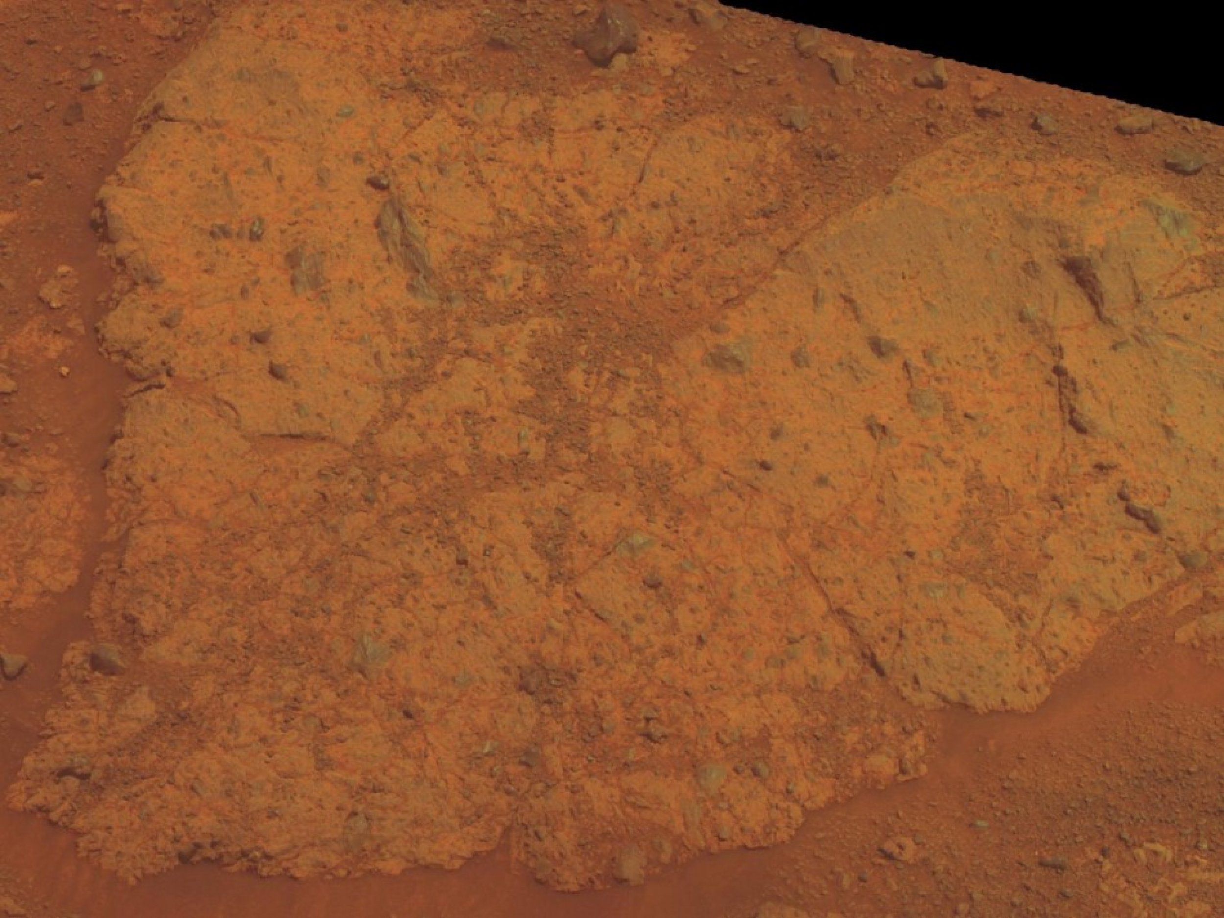 NASAs Rover Examines Second Rock at Mars Endeavour Crater