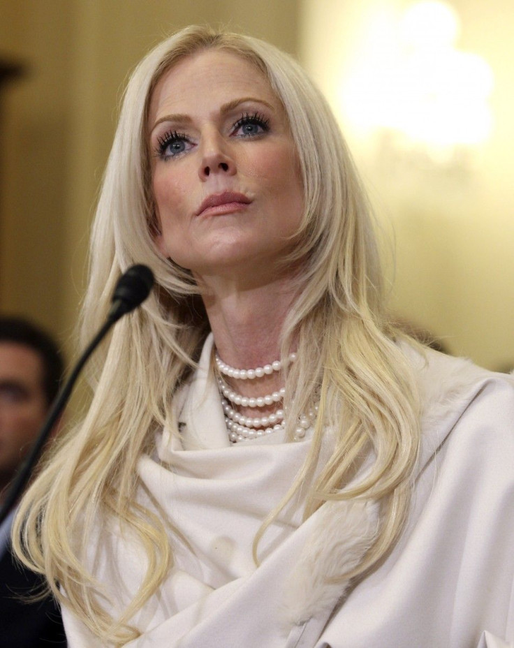 Michaele Salahi refuses to testify before the House Homeland Security Committee on Capitol Hill in Washington
