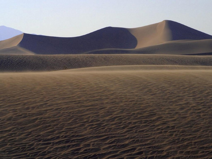 Radar sounding technology developed to explore the subsurface of Mars may soon be used to find water buried deep beneath Earth's deserts. Image credit: NASA/JPL-Caltech