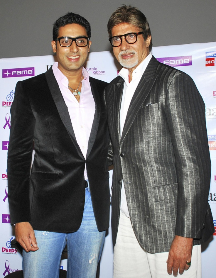 Abhishek and Amitabh Bachchan